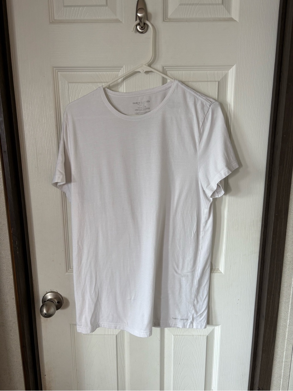 Men's White Crewneck Short Sleeve Tee